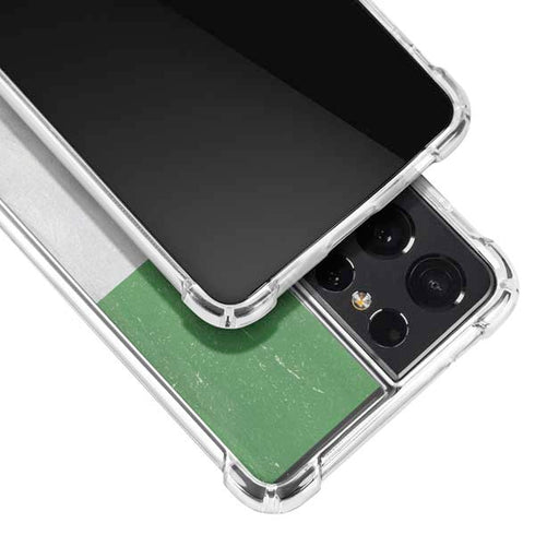 Italy Flag Distressed Galaxy S21 Ultra 5G Clear Case